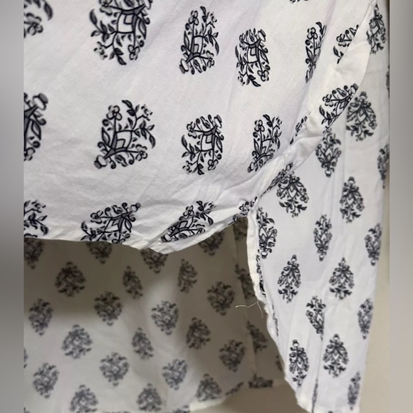 Old Navy Long Sleeve Printed Poet Swing Blouse XL Pre-owned - Picture 5 of 7